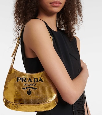 Sac Cleo Medium à sequins | Prada