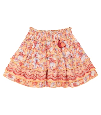 Bedruckter Minirock Ariel | Poupette St Barth Kids