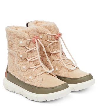Schneestiefel Explorer mit Faux Shearling | Sorel Kids