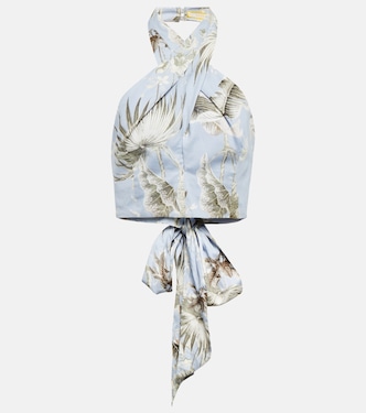 Cropped-Top Luna aus Baumwolle | Erdem