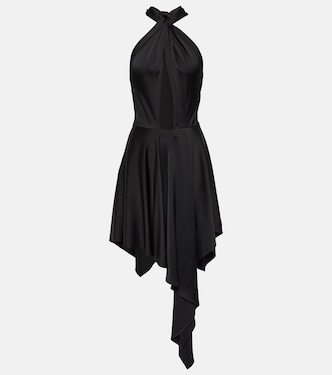 Cutout asymmetric halterneck dress | Stella McCartney