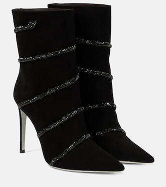 Morgana embellished suede boots | Rene Caovilla