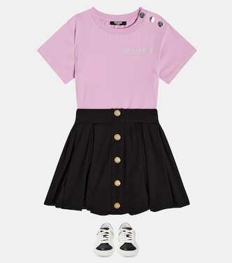 Gonna plissé | Balmain Kids