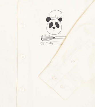 Camisa Chef Panda de algodón | Mini Rodini