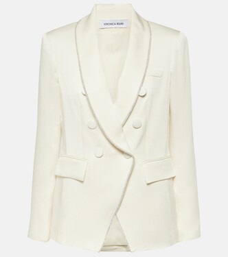 Jagger Dickey crêpe satin blazer | Veronica Beard