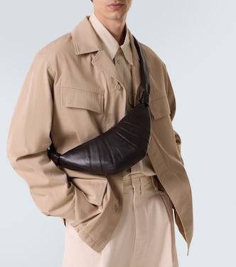 Messenger Bag Croissant Small aus Leder | Lemaire