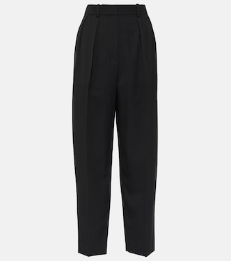 Pantaloni regular Corby in twill di lana | The Row