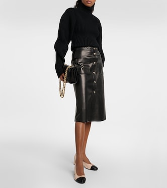 Cap-toe leather pumps | Tory Burch