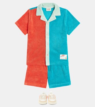 Shorts de mezcla de algodón colorblock | Scotch & Soda Kids