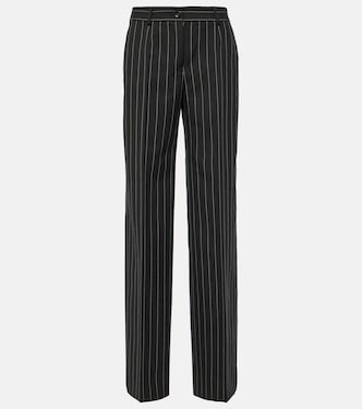 Pantaloni gessati in lana vergine | Dolce&Gabbana