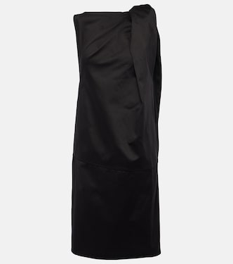 Vestido corto de algodón y lino | Toteme