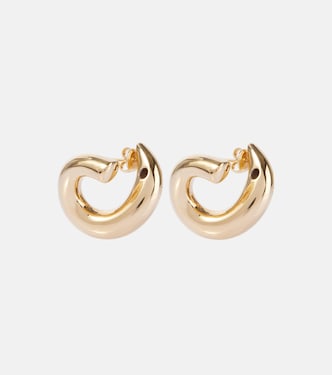 18kt gold-plated sterling silver earrings | Bottega Veneta