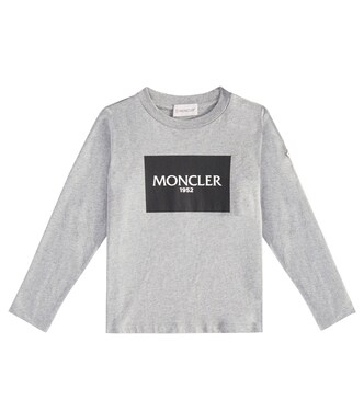 Logo cotton jersey top | Moncler Enfant