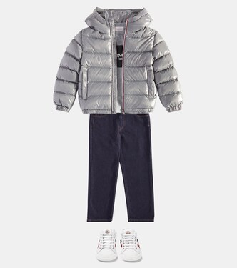 Top in jersey di cotone con logo | Moncler Enfant