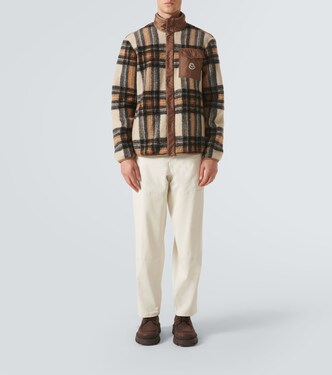 Checked teddy jacket  | Moncler