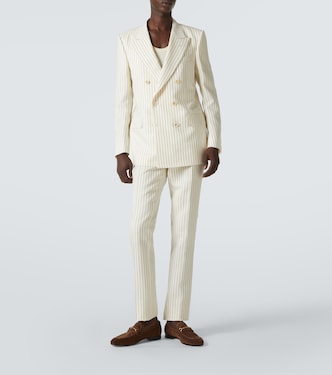 Pantaloni regular Dyllan in lana e seta | Tom Ford
