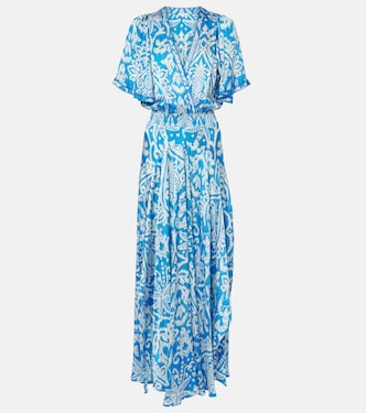 Bedrucktes Maxikleid Mabelle | Poupette St Barth