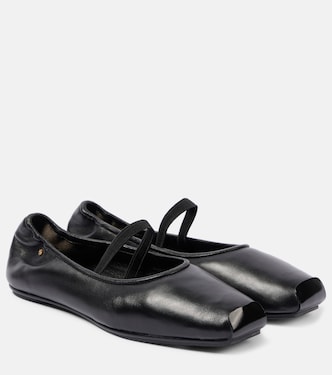 Runway leather ballet flats | Tory Burch