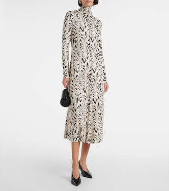 Robe midi White Label Marion imprimée | Proenza Schouler