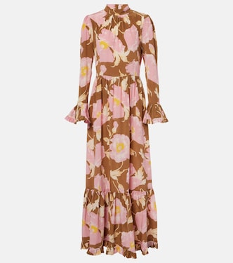 Maxikleid Visconti aus Crêpe de Chine aus Seide | La DoubleJ