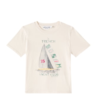 T-shirt Thibald in cotone con stampa | Bonpoint
