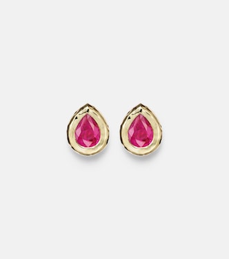 Orecchini in oro 18kt con rubini | Octavia Elizabeth