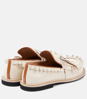 Mocassini in pelle con balze | JW Anderson