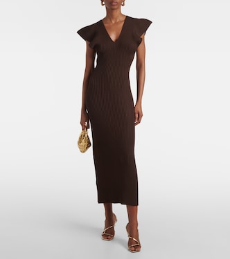 Abito lungo Trey in maglia a coste | Altuzarra