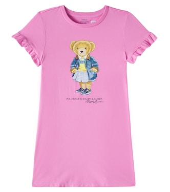 Kleid Polo Bear aus Baumwoll-Jersey | Polo Ralph Lauren Kids