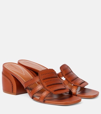 Goldie 65 leather mules | Zimmermann