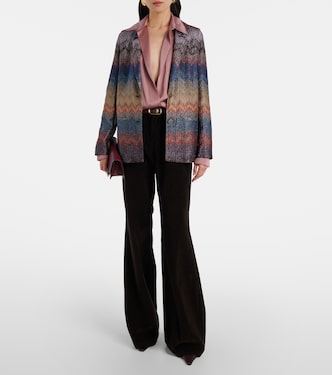 Zigzag lamé blazer | Missoni