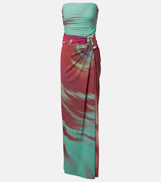 Bedrucktes Maxikleid Emma aus Jersey | Simkhai