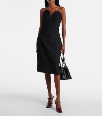 Robe bustier en laine | Bottega Veneta