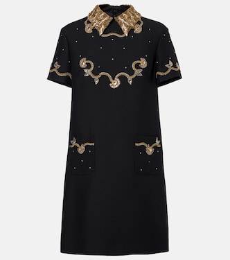 Robe Crepe Couture à ornements | Valentino