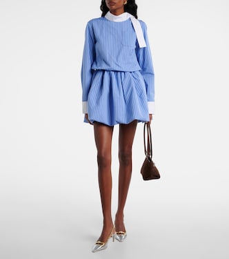 Striped cotton poplin minidress | Patou