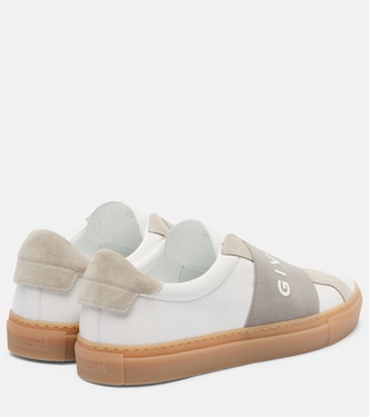 Urban Street logo leather slip-on sneakers | Givenchy