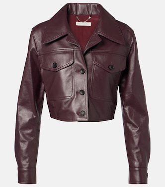 Nics cropped leather jacket | Emilia Wickstead