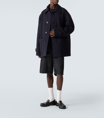 Abrigo de lana y algodón | Dries Van Noten