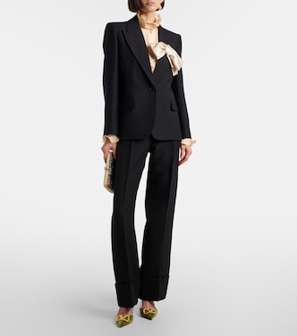 Crepe Couture bow-detail blazer | Valentino