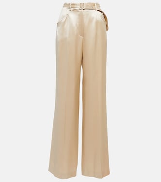 Pantalon à taille haute en soie | Gabriela Hearst