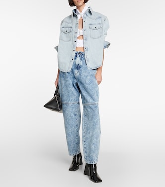 Jeans rectos Shobak desteñidos | The Mannei