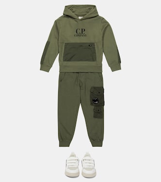 Hoodie aus Baumwoll-Fleece | C.P. Company Kids