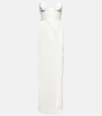 Bridal sequined gown | Nensi Dojaka