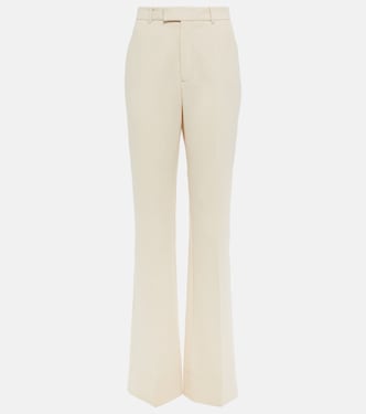 Weite Hose aus Woll-Crêpe | Gucci