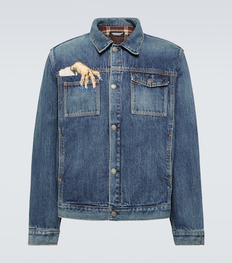 Beaded denim jacket | Undercover