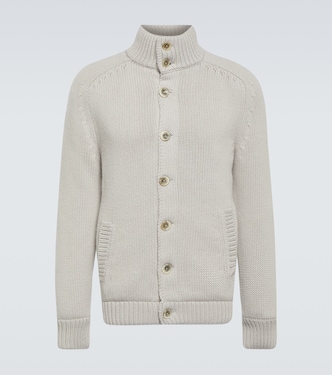 Ribbed-knit wool cardigan | Herno