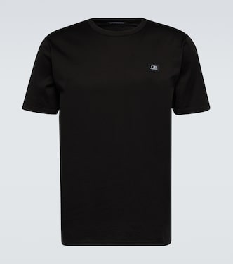 T-shirt in jersey di cotone con logo | C.P. Company