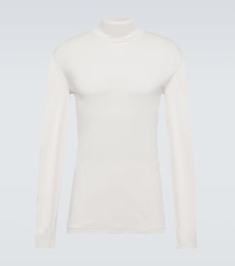 Cotton jersey turtleneck top | Lemaire