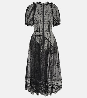 Vestido midi de encaje | Simone Rocha