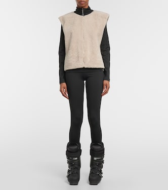 Veste sans manches en shearling | Jet Set
